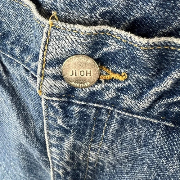 JI OH Straight‎ Leg Denim Jeans with Seam Detail - Picture 2 of 6